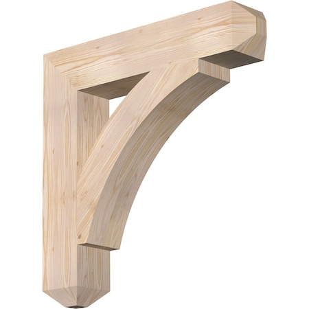 Ekena Millwork Thorton Craftsman Smooth Bracket, Douglas Fir, 5 1/2"W x 30"D x 30"H BKT06X30X30THR04SDF